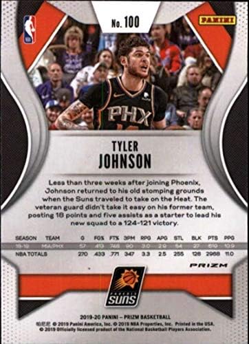 2019-20 Panini Prizm Prizms Silver 100 Tyler Johnson Phoenix Suns NBA košarkaška trgovačka kartica
