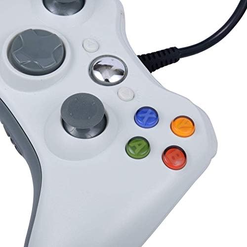 LFJG ožičeni kontroler za Xbox 360, Game Controller Gamepad, USB ožičeni Gamepad kontroler za Xbox 360, Xbox 360 Slim, Xbox 360 E domaćin i računar, bijeli