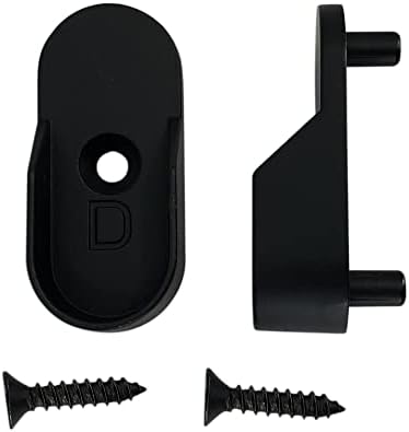 Ovalni ormar za zatvaranje nosači sa stražnjim okrenutim 5 mm pins | 15mm x 30mm | 2 paket | Mat