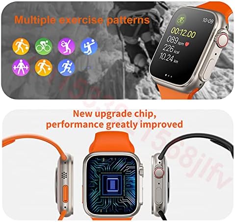 Ultra Smart Watch 2023 T900 Ultra Series 8 SmartWatch bežični punjenje Bluetooth poziv Muškarci Žene Gledaju 8 Ultra Fitness narukvica