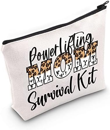 Levlo Powerlifting mama kozmetičke torbe PowerLifter pokloni Powerlifting MOM Survival Kit Make up Torba