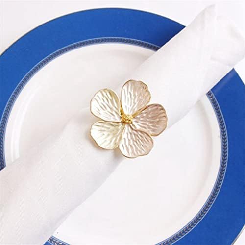 PQKDY 16 kom cvjetna salveta za salvetu salveta prsten za prsten za ubrus koji se koristi za banket za vjenčanje (boja: a, veličina