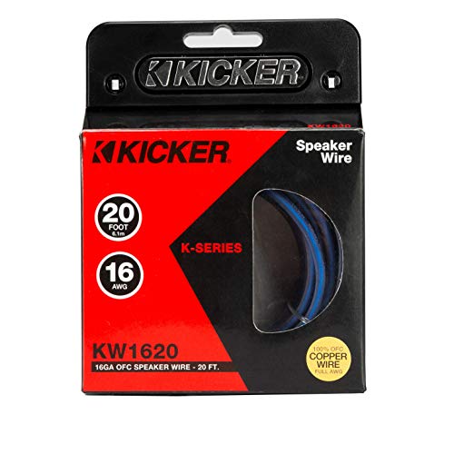 Kicker 46KW1620 K-Series 16AWG žica zvučnika, 20 ft