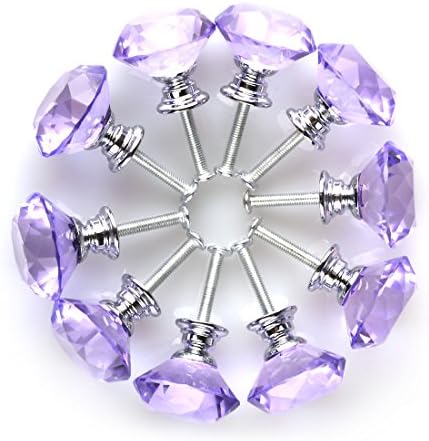 Moneyn keramički gumb, ručke za povlačenje nameštaja, tipka za ladicu, dijamantski oblik Kristalno