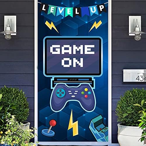 Nivo Up igra na Banner Pozadina Pozadina Video igre Handle Gamepad tema dekor za dječake 1. Rođendanska