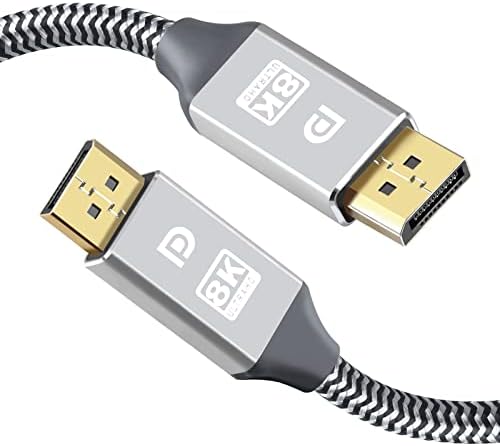 390Hz Cuatu 10ft DP DisplayPort kabel 1,4 4k 144Hz, 2k 240Hz 280Hz za prikaz portnog kabla
