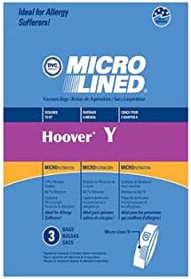 Zamena DVC za kućnu njegu Proizvodi Hoover Y Micro-obložena papirnate vakuumska torba | Napravljen u SAD-u | Zamjenski dijelovi za čišćenje i disanje jednostavno | 3 pakovanje
