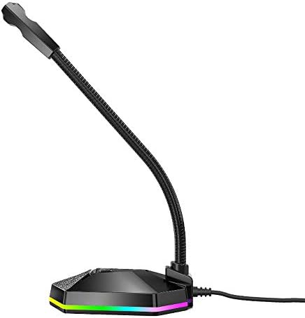 Gaming RGB Desktop USB mikrofon Snimanje glasa prepoznavanje govora Streaming-axGear