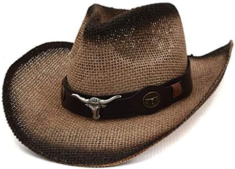 Muški šešir Western Cowboy ručno rađeni slamnati šešir za muškarce i žene na otvorenom kapa