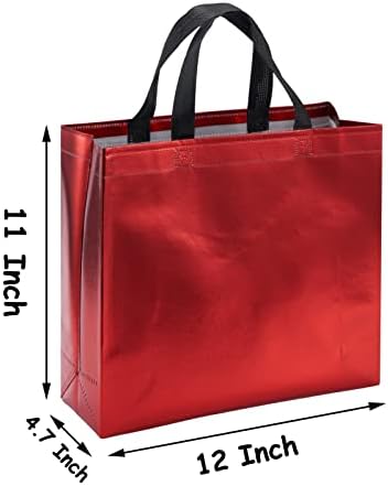 Tendwarm 6 kom poklon torbe iridescentna višekratna velika poklon torba sa ručkama za Party vjenčanje