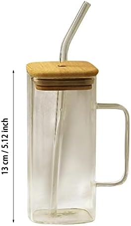 Čaše za piće sa poklopcima i staklena slamka idealne za koktel/viski / poklon bočice sa čepovima