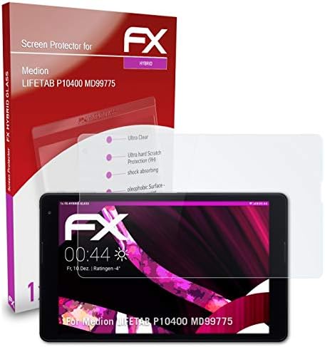 atFoliX zaštitni Film od plastičnog stakla kompatibilan sa Medion LIFETAB P10400 MD99775 zaštitom