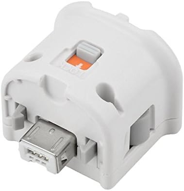 Aitoo Motion Plus adapter - [2 paket] Vanjski daljinski motak plus senzor kontroler ADAPTE za wii wii u daljinski upravljač -white