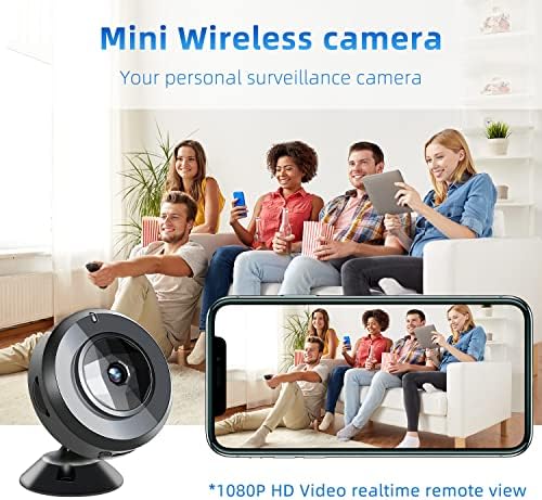 Smart Spy-Camera-Skrivena kamera za špijuniranje mini wifi 1080p bežične nanny kamere sa audio i video zapisom,