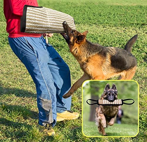 Melktemn Professional Bite Boleve za pse za pse Zaštita od ubrizgavanja rukava za ruke za pitbull njemački ovčar štene koji se igraju