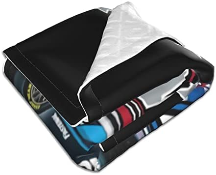 Brad Keselowski 6 Dječji pokrivač ručnik Unisex debelo debelo plišanje za kolica za kolica, putovanja, dekorativni, bacajte toplo ugodno meko
