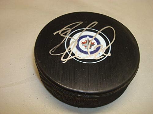 Blake Wheeler potpisao Winnipeg Jets Hockey Puck Autographed 1C-Autographed NHL Pucks