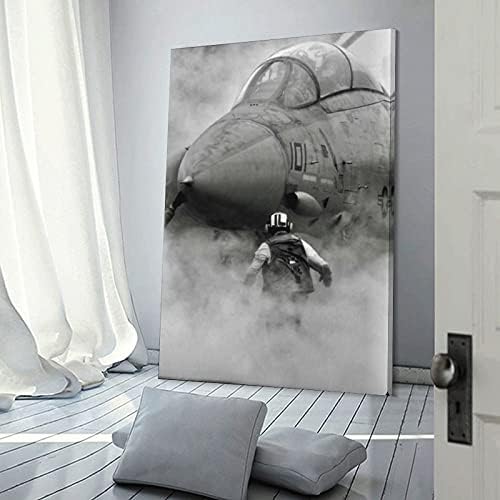 CellCase vojni avion F-14 Tomcat Fighter Fog Poster Dekorativno slikarstvo platno zid Art dnevni boravak