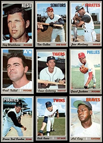 1970. topps Baseball 100 Card Starter set / lot ex +
