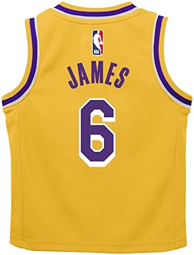 Lebron James Los Angeles Lakers NBA dječaci Djeca 4-7 Žuti dres ikona Edition Jersey