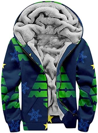 AdSSDQ prevelika jakna, plus veličina Osnovna morska kapuljača Muške pune rukave Zimske fit tople dukseve sa patentnim zatvaračem Graphic18