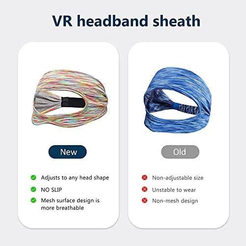 VR maska za oči poklopac prozračne trake za znoj VR slušalice za virtualnu stvarnost slušalice za mobilni telefon VR dodatna oprema za lice za VR vježbe koristiti