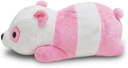 AVOCATT PINK PANDA BEAR Plushie - 12 inča Panda jastuk za dječake i djevojke - Squishy plišana igračka punjena životinja - Kawaii Slatki japanski poklon anime stila