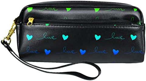 Make up torba, kozmetička torba, vodootporna torba za šminku Organizator, duga Ljubav je ljubavna srca tamno