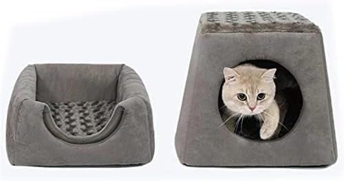 SSxgslbh sklopiva Sofa za mačke zatvorena kuća za mačke više oblika toplo mačje leglo za mačke i pse sklopiva podloga za spavanje za mačke