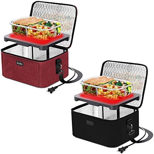 Aotto prijenosni grijač za hranu lična Mini Prijenosna pećnica - 110v električna grijana kutija za ručak za rad sa zidnim utikačem