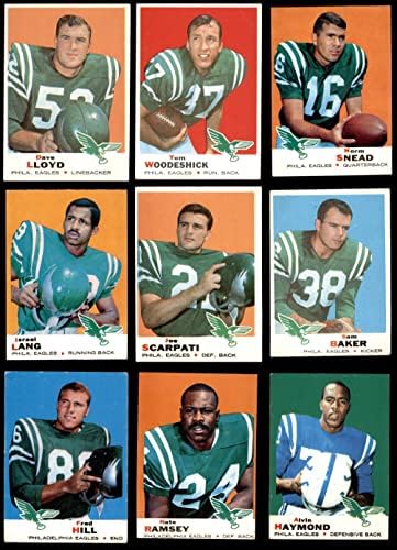 1969 TOPPS Philadelphia Eagles Team Set Philadelphia Eagles VG + Eagles