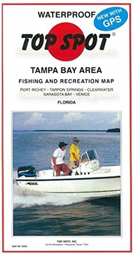 Topspot Karta N202 Tampa Bay Ribolov i rekreacija Karta Port Rickey za Veneciju