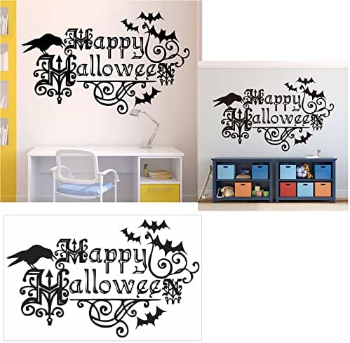Baner za sobu Halloween Kids Room Spavaća soba Zidna naljepnica Izmjenjivi sjaj u tamnim biljkama