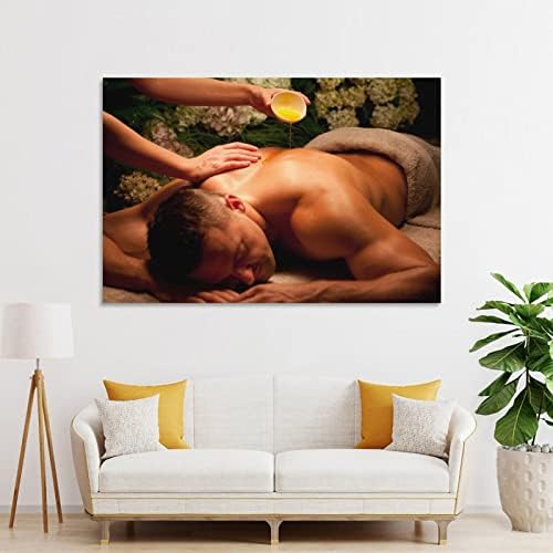 SPA Posteri masaža zdravlje Ljepota lica tajlandski relaksacijski Salon Beauty Club platneni zidni umjetnički otisci za zidni dekor soba dekor spavaća soba dekor pokloni 08x12inch Neuramni stil