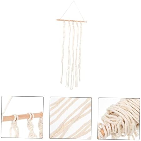 Cabilock konop za ručno dekoracija za ručno dekor za dom Cintillos para djevojka lukovi za kosu zidne montirane stalak za glavu i kose za kosu MacRame zidni zid viseći bež drveta