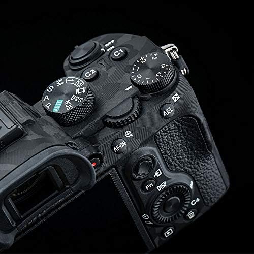 Protiv ogrebotina za anti-habanje kamere za zaštitu kože za zaštitu kože za Sony A7III A7RIII Zaštitni ukras - kamuflaža crna