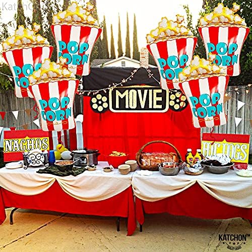 Giant, kokice baloni i klaunski baloni - paket od 11 | Kokorn filmski noćni baloni za filmske ukrase
