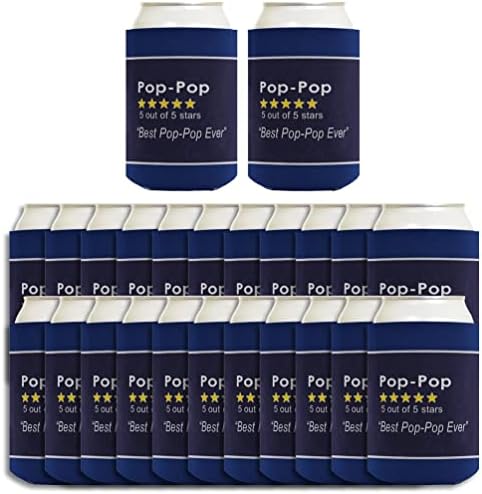 Funny Poklon za pop-pop pop-pop 5 od 5 zvezdica Best pop-pop iver 48-pack pića može hladnije pop-pop