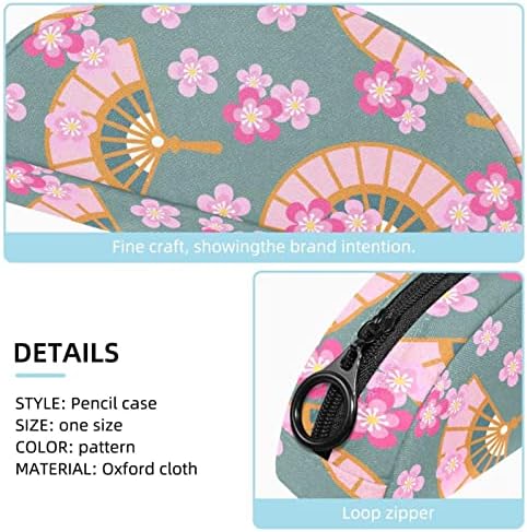 Tbouobt kozmetičke torbe za šminke za žene, male šminkerne torbice za šminku, ružičasti ventilator cvjetni cvjetovi