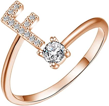 2023 Nova pisma Prstenovi otvoreni prstenovi Prijedlozi poklone za angažman za brisanje prstenovi za božićne lukove za žene