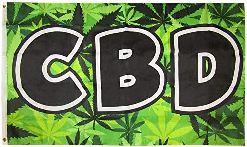 Veleprodaja Miami 3x5 CBD marihuana korov list premium vodootporna poliesterska zastava 3'x5 'izdržljiva