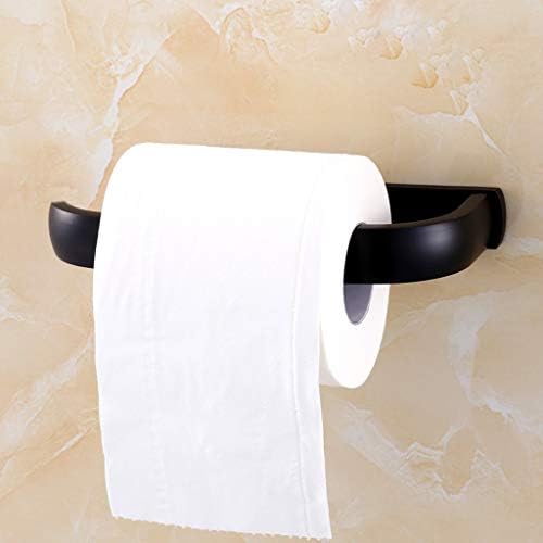 ZLDXDP kupaonica WC držač papira od nehrđajućeg čelika Matte crni tkivni papir za nošenje na zid