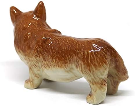 Zoocraft Corgi Dog keramičke figurine smiješno stojeći ručni oslikani porculanski poklon kolekcionarski