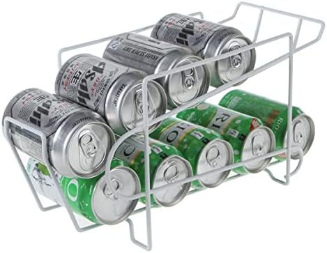 Rolling Frižider Soda može oplatati organizator za hladnjak za regal za piće PIVO CAN Organizator 10 Standardna veličina 12oz soda limenke Skladištenje