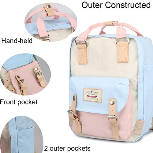 Himawari ruksak/vodootporni ruksak 14.9 College Vintage putna torba za žene，14inch Laptop za studente