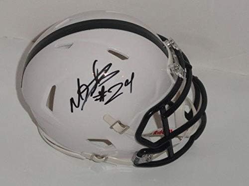 Miles Sanders Potpisao Penn St. Nittany Lions Speed Mini Helmet State Proof St-Autogramed College Mini Helmets