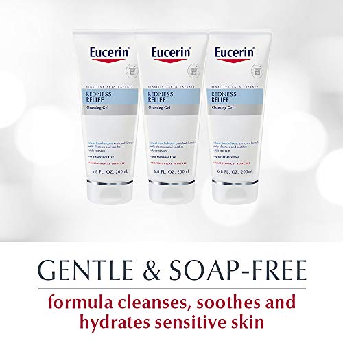 Eucerin Relief CleanSing gel za čišćenje - miris besplatno, nježno čisti osjetljivu kožu - 6,8 fl.