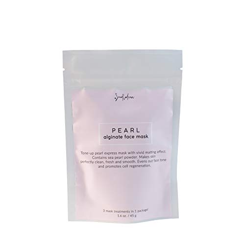 SmoRodina Pearl alginat maska za lice sa Sea Pearl puderom, 3 tretmana, živopisno matiranje i