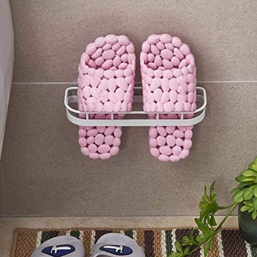 Xjjzs nordic stil kupaonica Besplatni nosač za probijanje, željezo papuče s toaletnim zidom viseći odvodni list cipela cipela