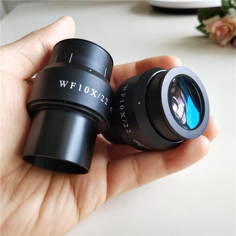 Oprema za mikroskop WF10X 22mm 23mm 24mm Podesiva širokougaona sočiva okulara, 30mm Stereo Microscope Lab potrošni materijal